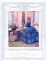 'A quiet afternoon' (1859). 'Upwards of a Century'. Dickins and Jones catalogue illustrating 100 years of fashion, 1909.